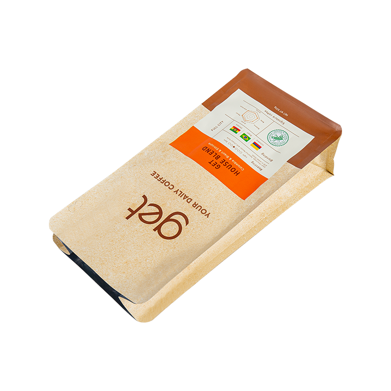 Kávové vrecko s osemstranným uzáverom 250 g – 1 kg Kávové vrecko s osemstranným uzáverom 250 g – 1 kg