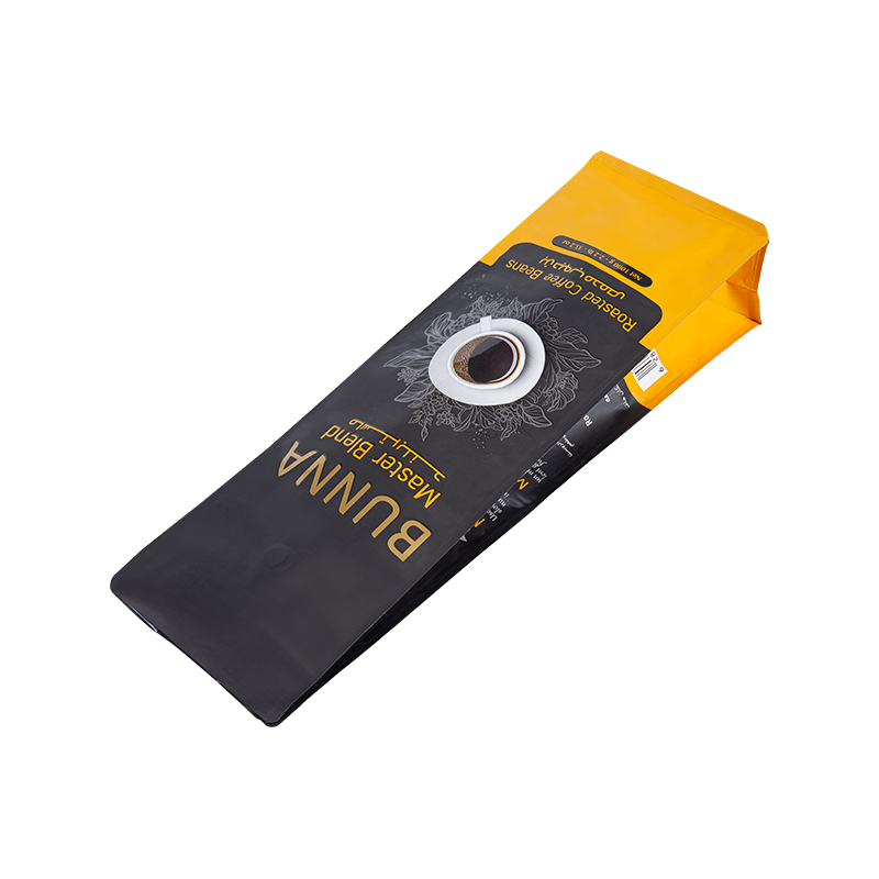 Kávové vrecko s osemstranným uzáverom 250 g – 1 kg Kávové vrecko s osemstranným uzáverom 250 g – 1 kg