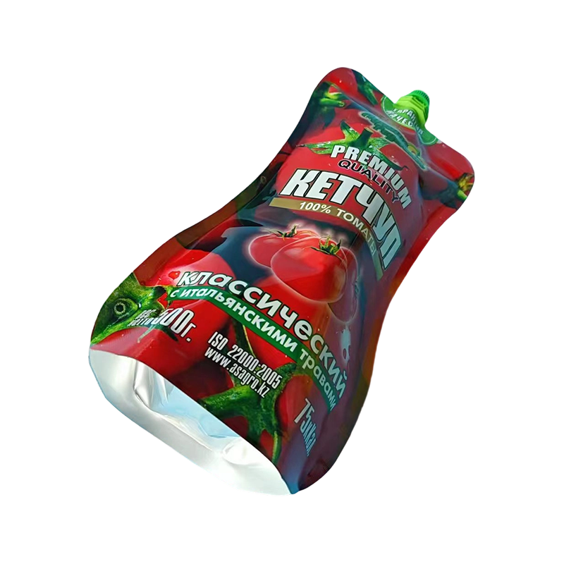 Vysoko tesniace vrecko na výtok na omáčku