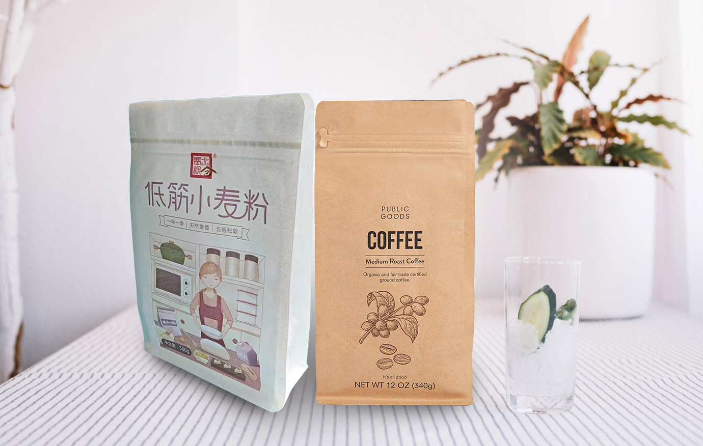 Kraftové papierové vrecko