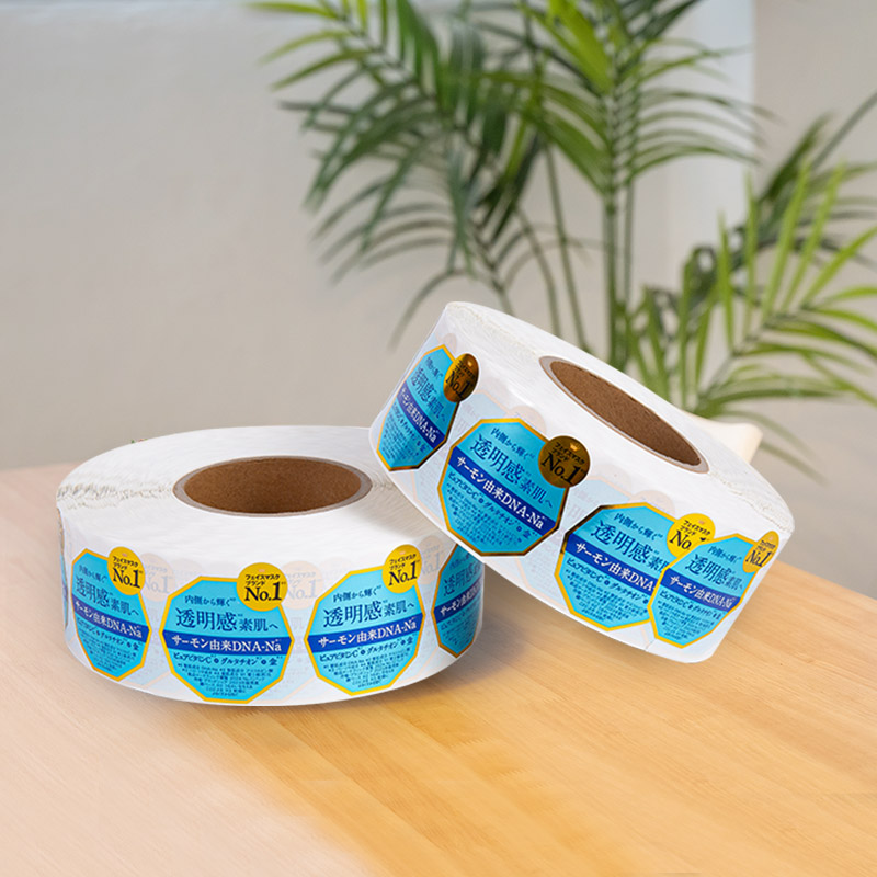 Samolepiaca nálepka na kávové vrecúško so silnou priľnavosťou a odolnosťou proti treniu